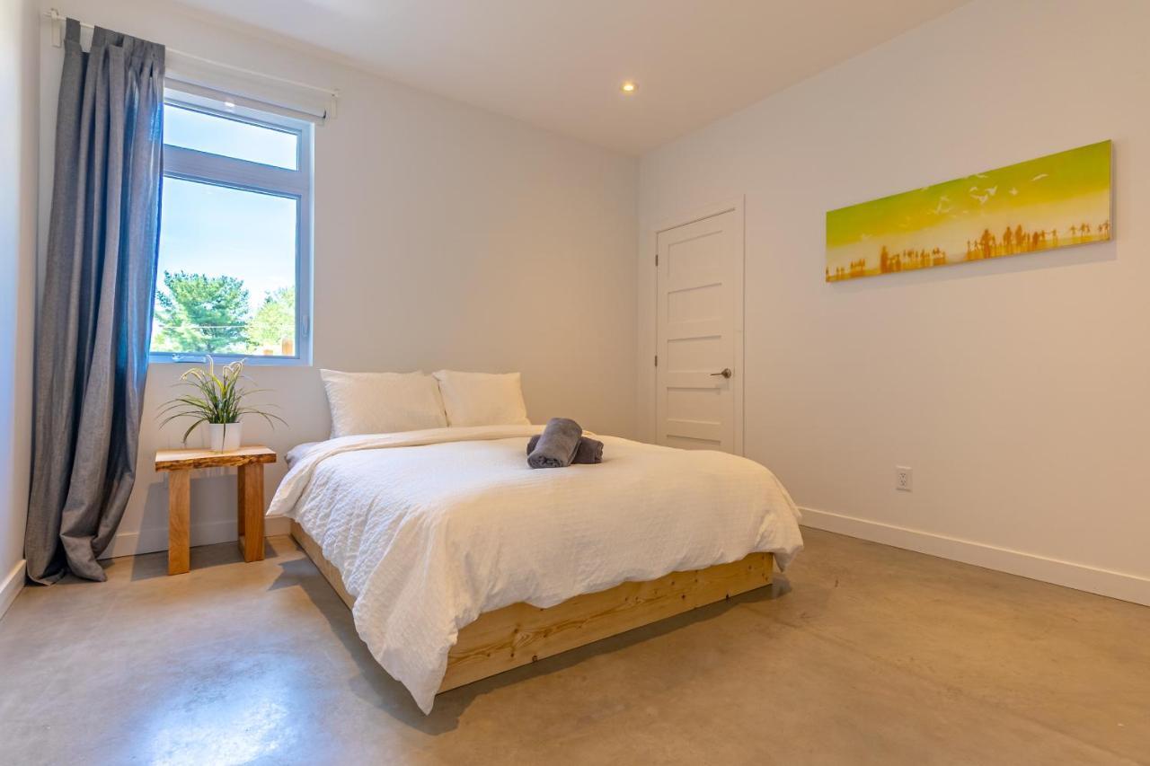 Hotel-Appartements De La Gare Val-David Buitenkant foto