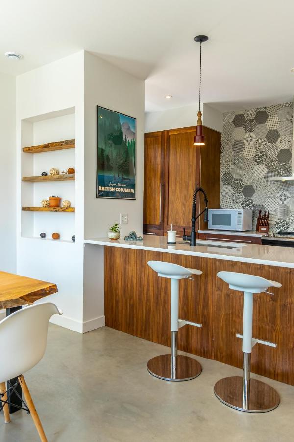 Hotel-Appartements De La Gare Val-David Buitenkant foto