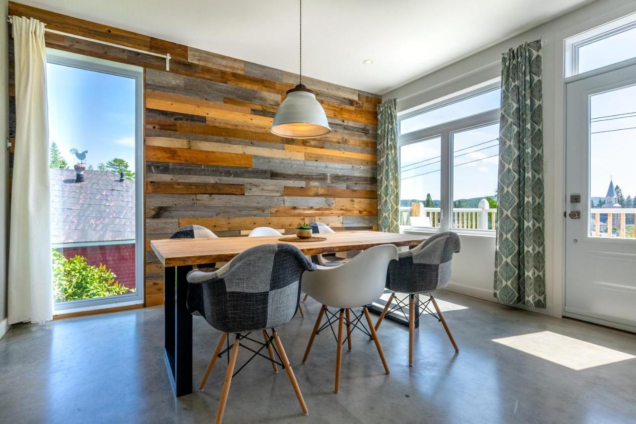 Hotel-Appartements De La Gare Val-David Buitenkant foto