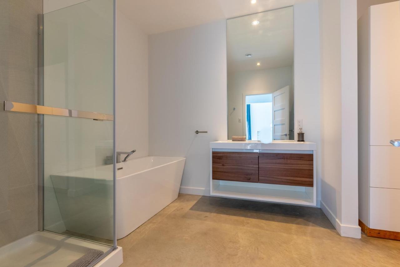 Hotel-Appartements De La Gare Val-David Buitenkant foto