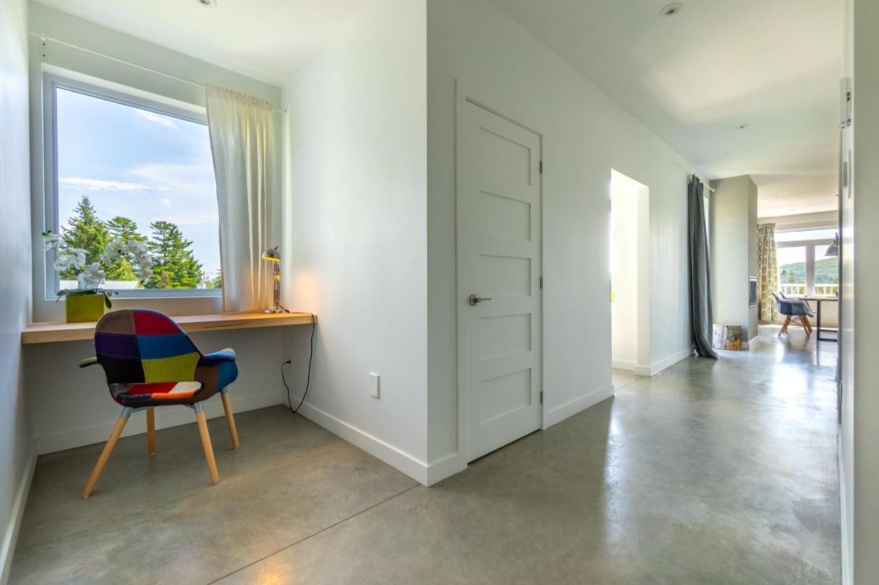 Hotel-Appartements De La Gare Val-David Buitenkant foto