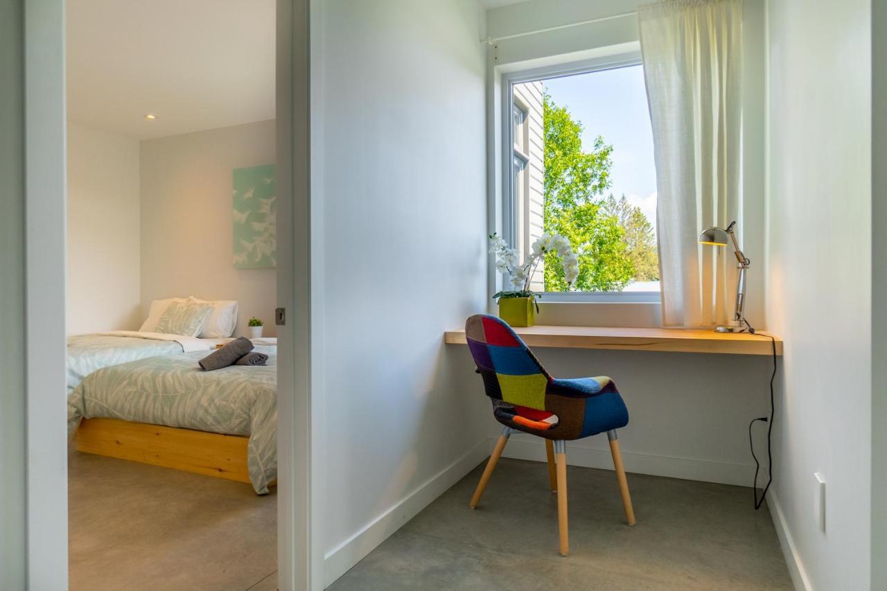 Hotel-Appartements De La Gare Val-David Buitenkant foto